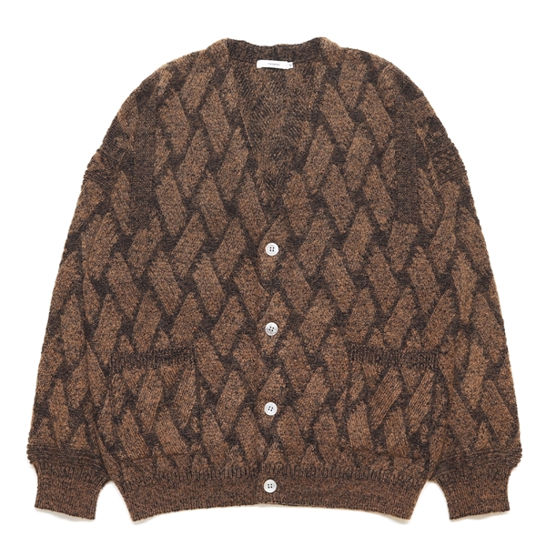 【YASHIKI】Ochiba mohair Cardigan (ORANGE) ORANGE 1