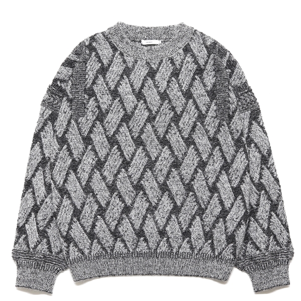 【YASHIKI】Ochiba mohair Knit (MIX-GRAY) MIX-GRAY 1