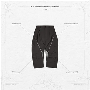 GOOPiMADE】P-7S WindShear UtilityTapered Pants(1 Iron