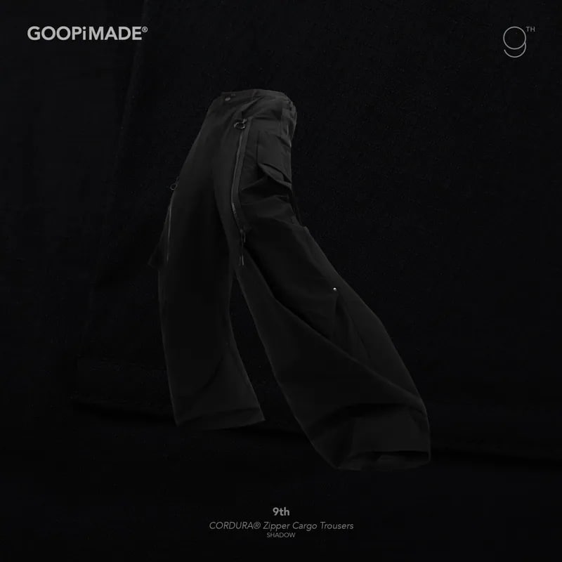 【GOOPiMADE】9th - CORDURA Zipper Cargo Trousers (Shadow)