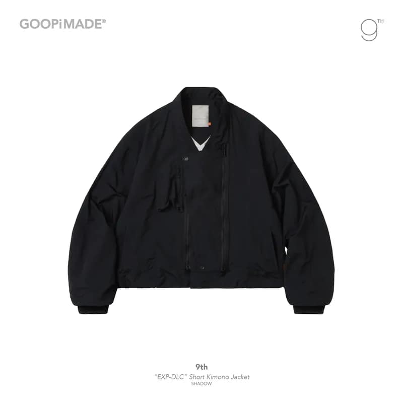 【GOOPiMADE】9th - “EXP-DLC” Short Kimono Jacket (Shadow)