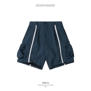 【GOOPiMADE】PFM-1S Utility Performance Shorts - Navy