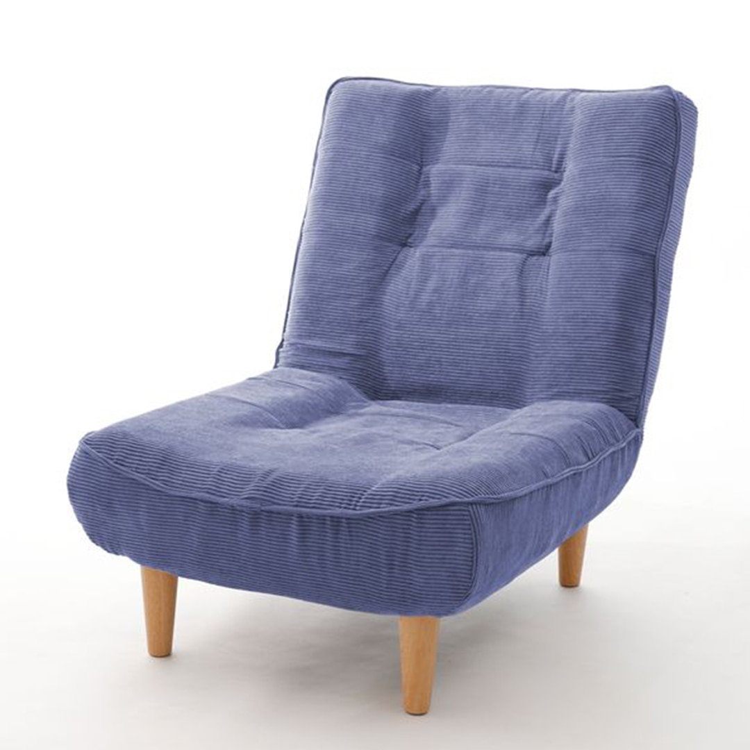ハイバックソファ 1人掛け（コーデュロイ） NVY