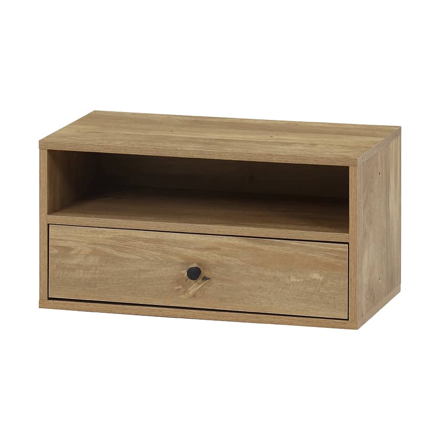 EZBO コネクトボックス引出し1杯 ナチュラル