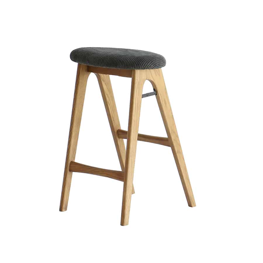 butler ダイニング折りたたみスツール カーキ