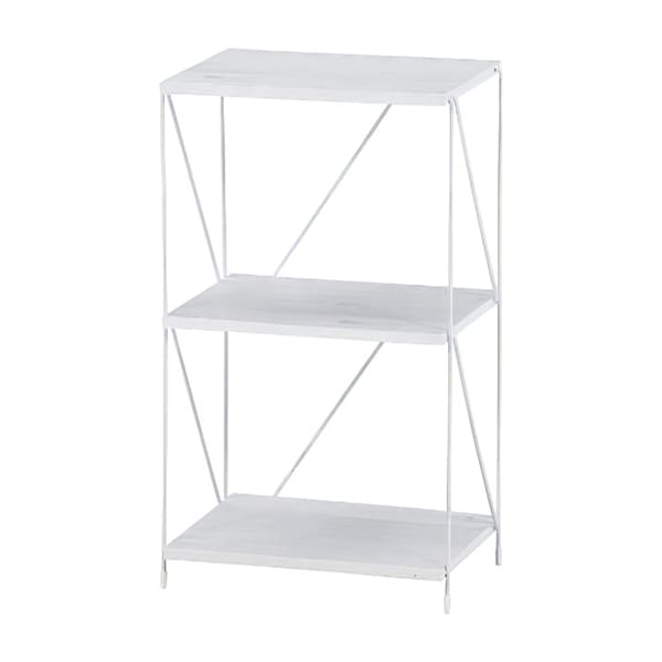 EZBOワイヤーラック3段幅40cm WH