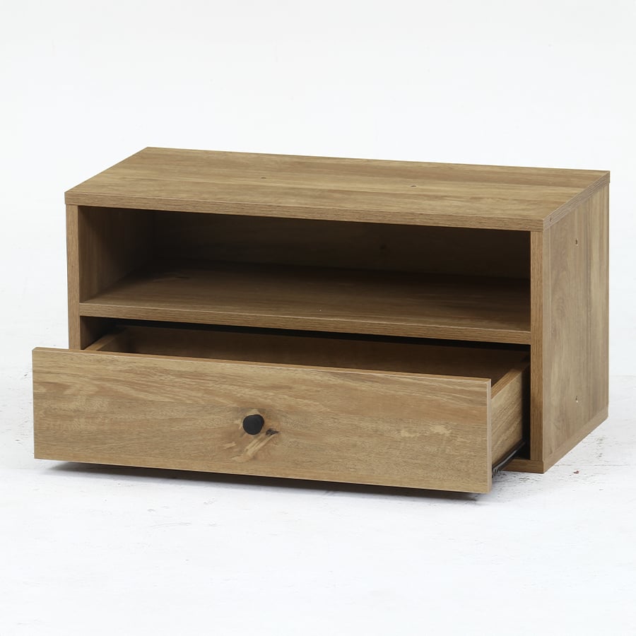 EZBO コネクトボックス引出し1杯 ナチュラル