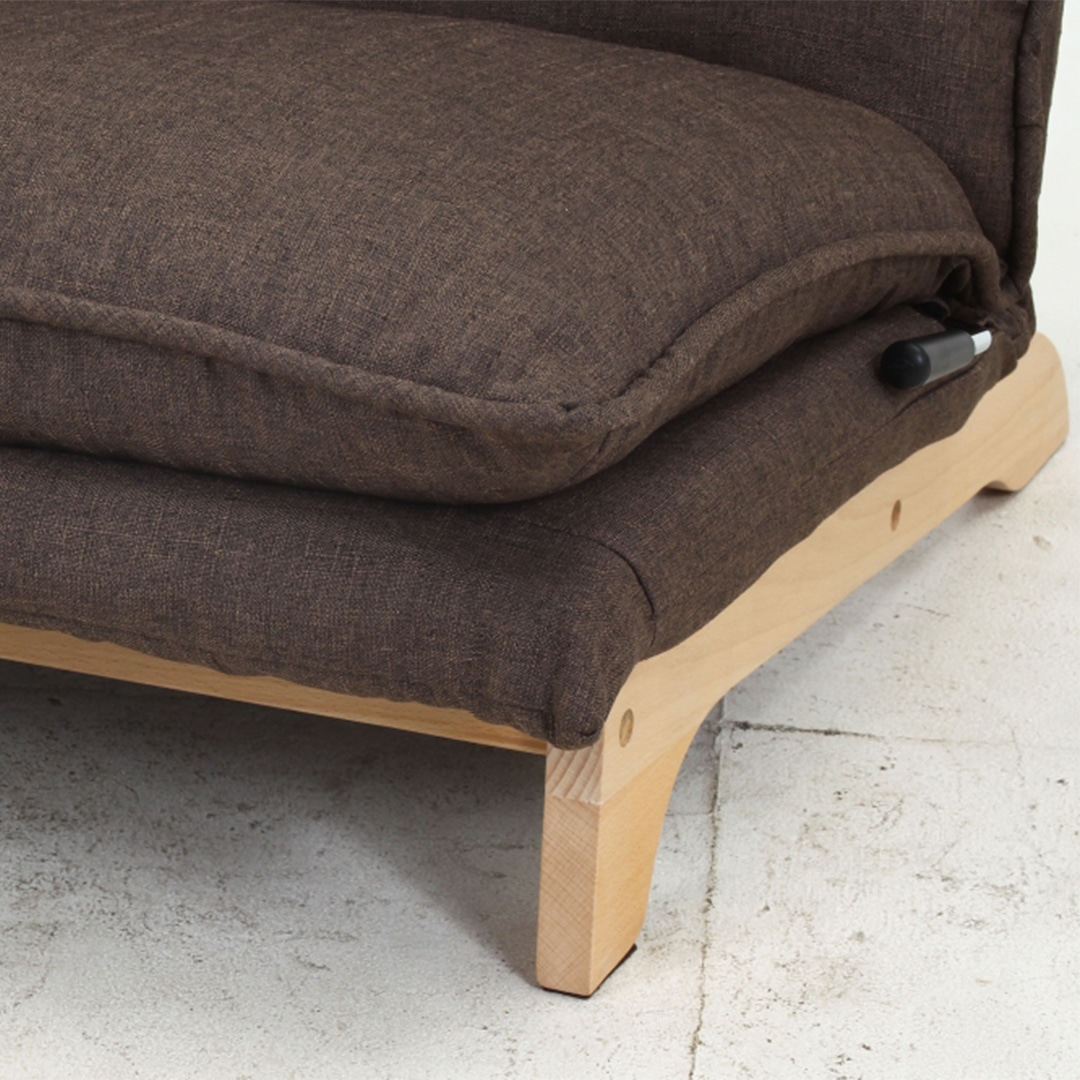 カリーノリクライニングソファ ブラウン