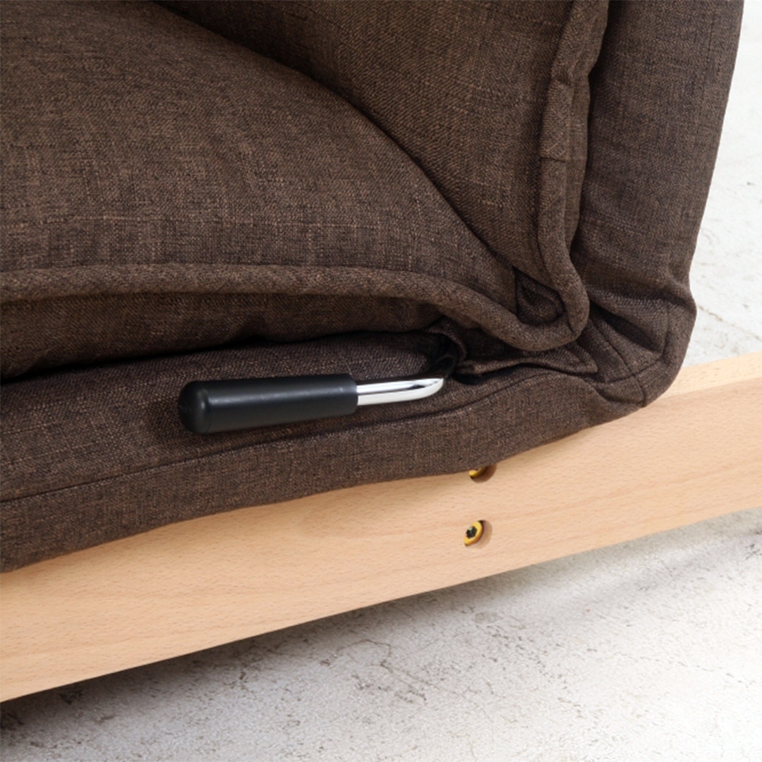 カリーノリクライニングソファ ブラウン