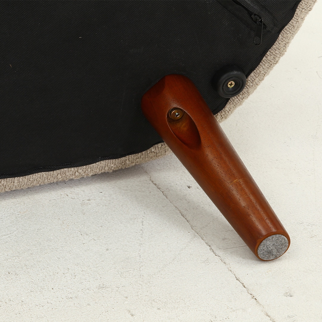 ブークレ二人掛けソファ LGY