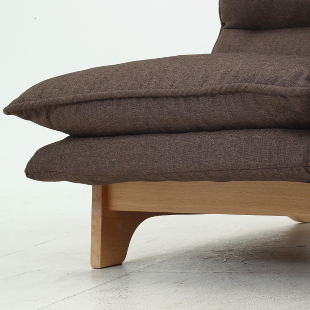 カリーノリクライニングソファ ブラウン