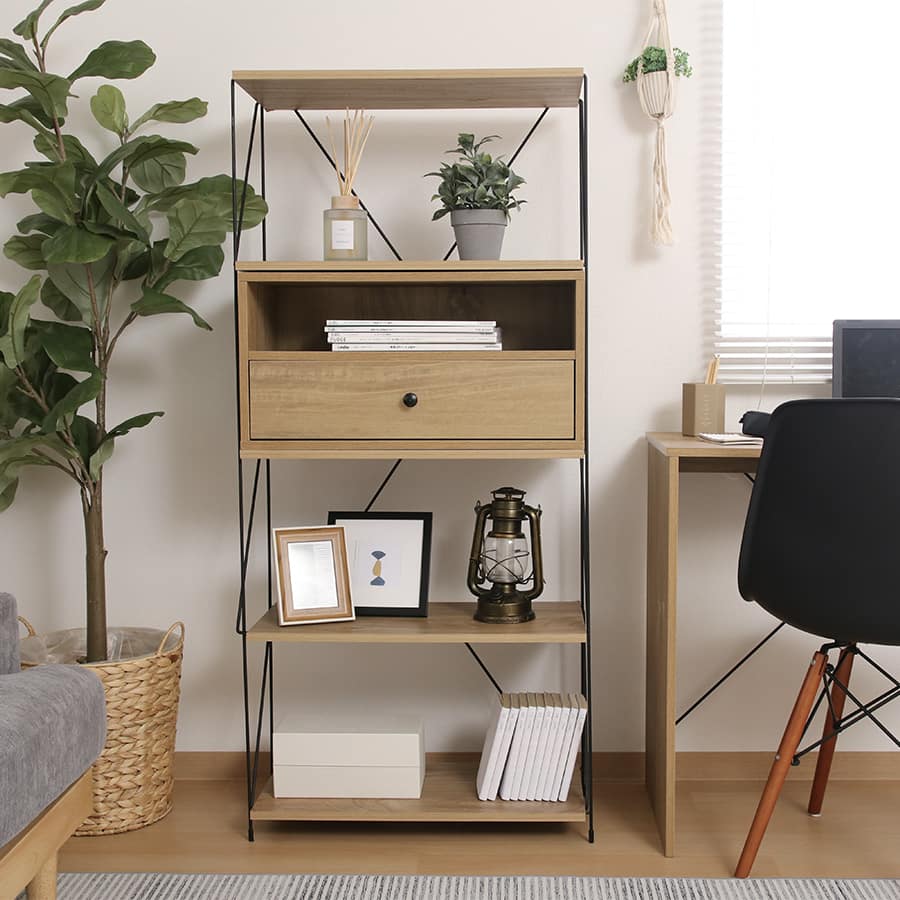 EZBO コネクトボックス引出し1杯 ナチュラル