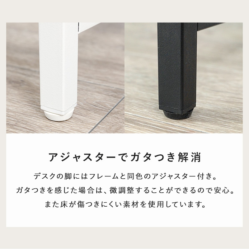 LDC-4778BR 折りたたみ式デスク&チェア ブラウン