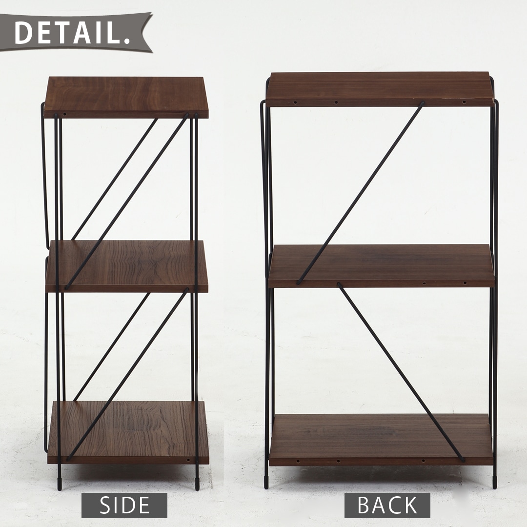 EZBOワイヤーラック3段幅40cm MBR