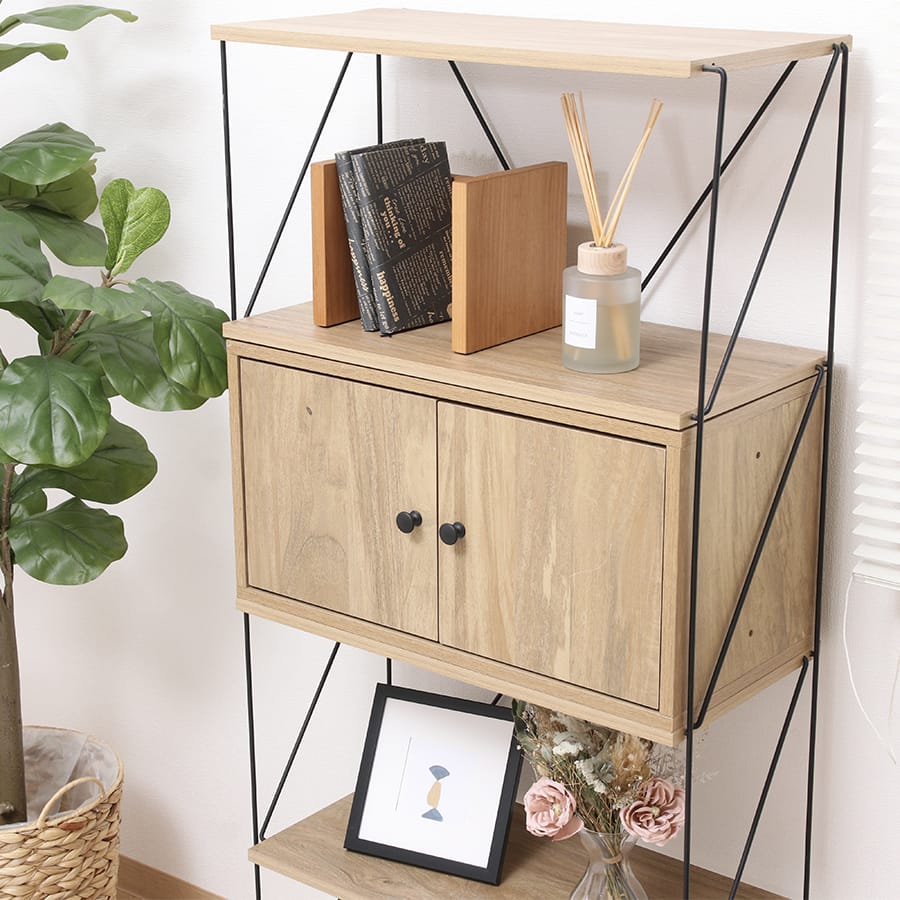 EZBO コネクトボックス扉付き ナチュラル