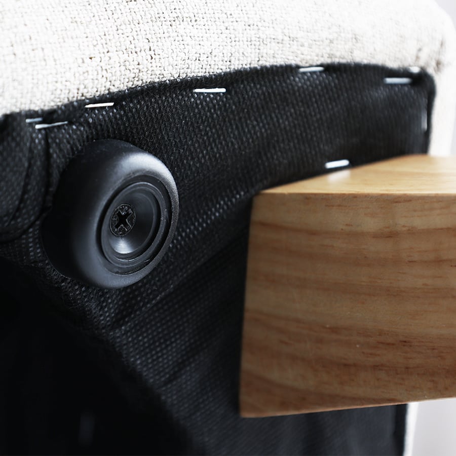 ウッドアームソファ アイボリー