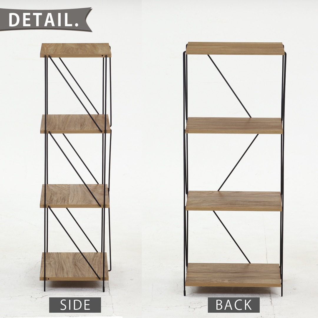 EZBOワイヤーラック4段幅40cm NA