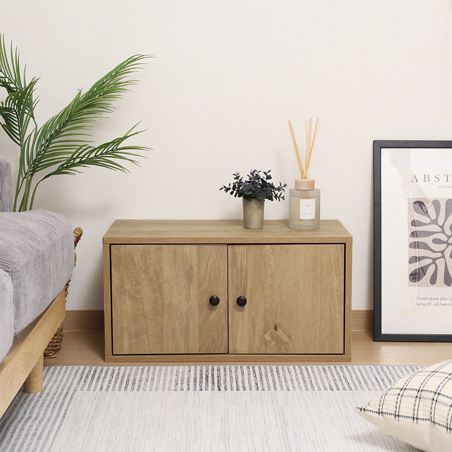 EZBO コネクトボックス扉付き ナチュラル