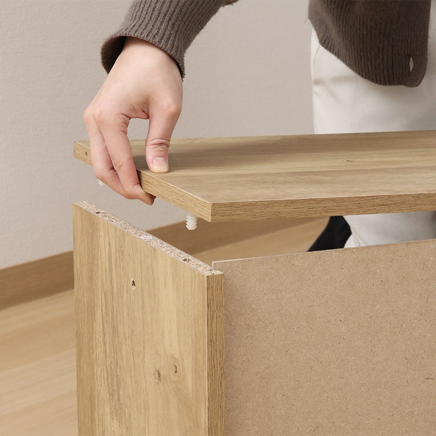 EZBO コネクトボックス棚付き ナチュラル