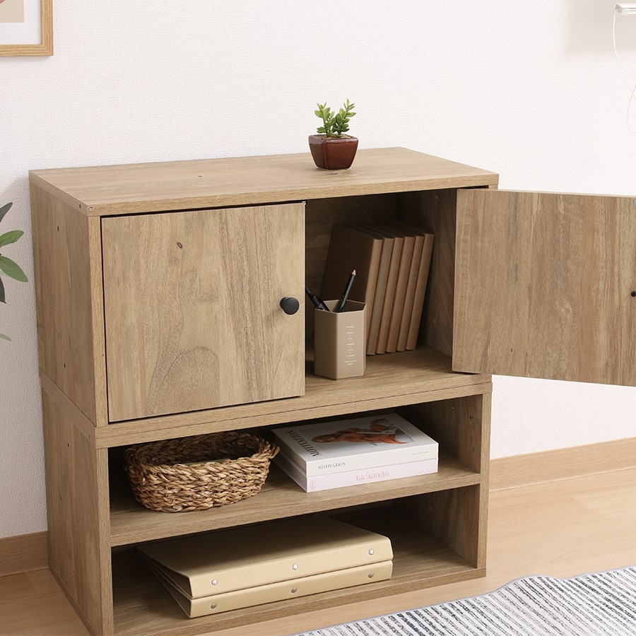 EZBO コネクトボックス扉付き ナチュラル