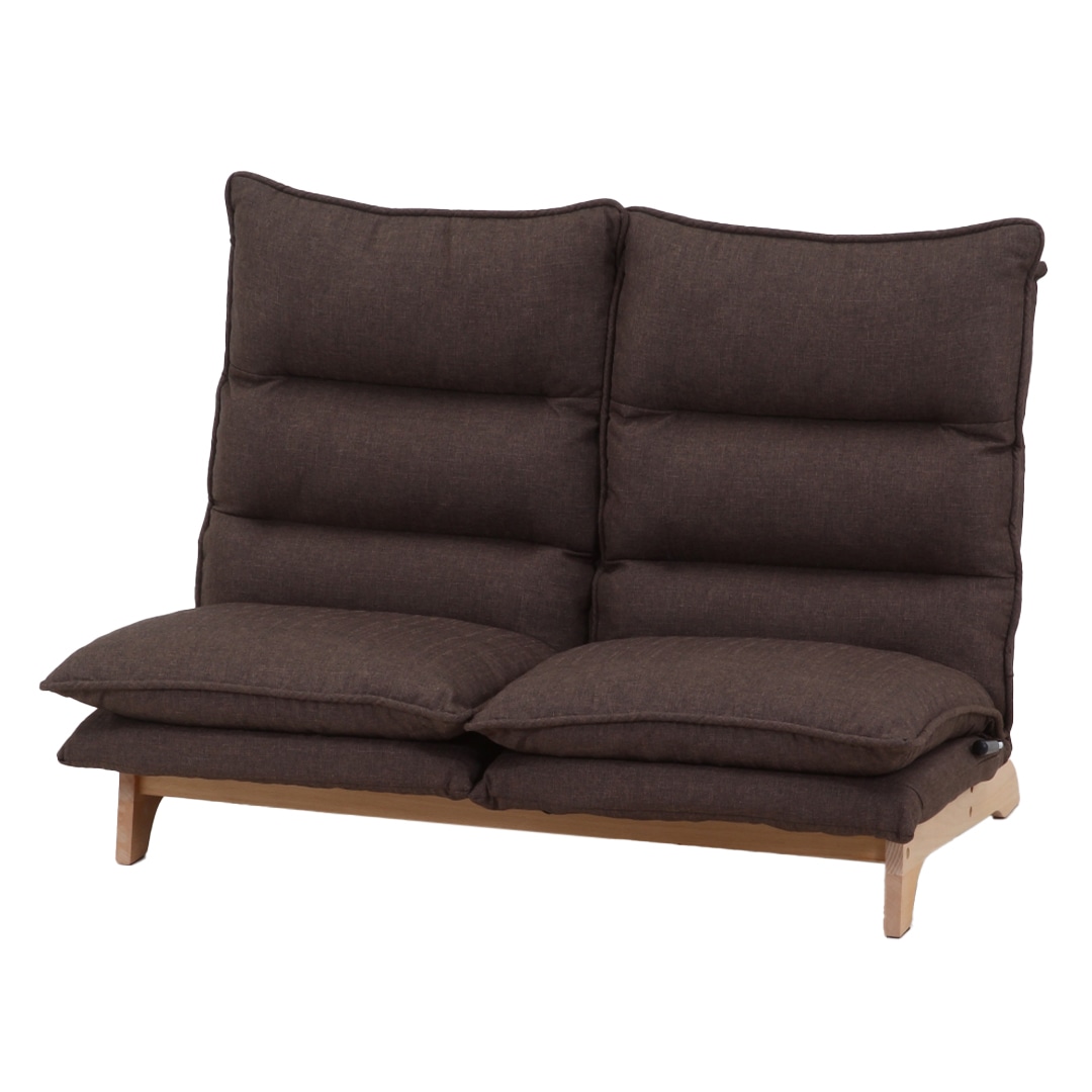 カリーノリクライニングソファ ブラウン