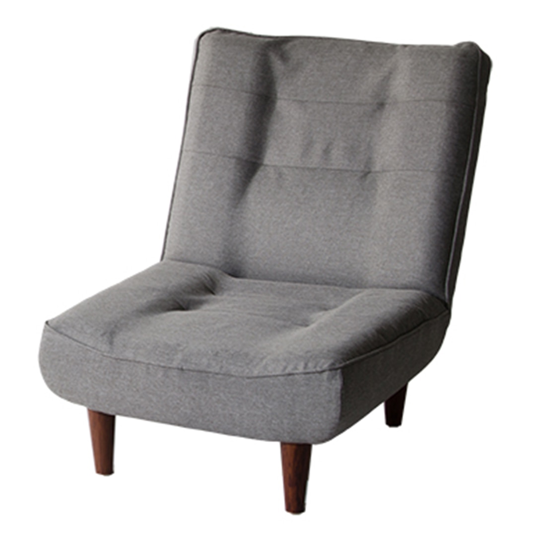 ハイバックソファ 1人掛け(タスク生地) GRY