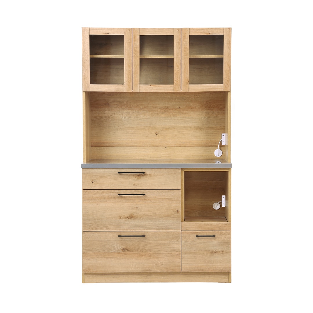 ナチュラル×取っ手ブラック