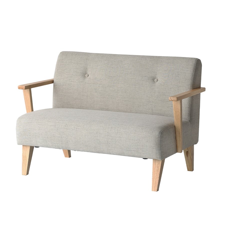 ウッドアームソファ