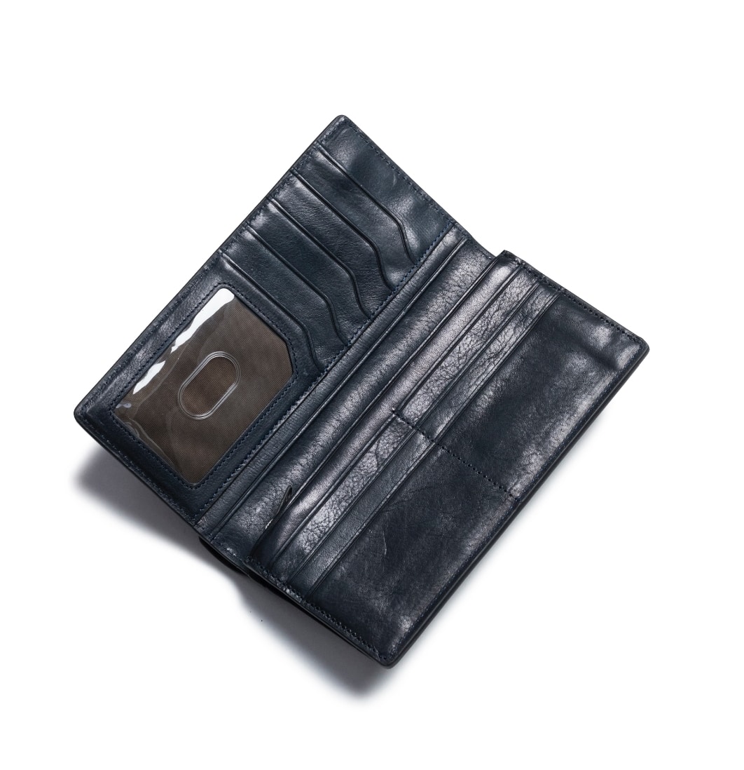 【ZONALE ORLO 長財布】 ネイビー31223