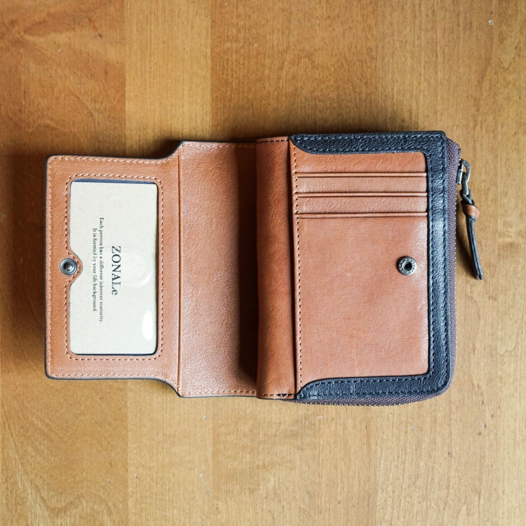 [SECRET SALE]【ZONALE ORLO LF縦型財布】ブラウン31222