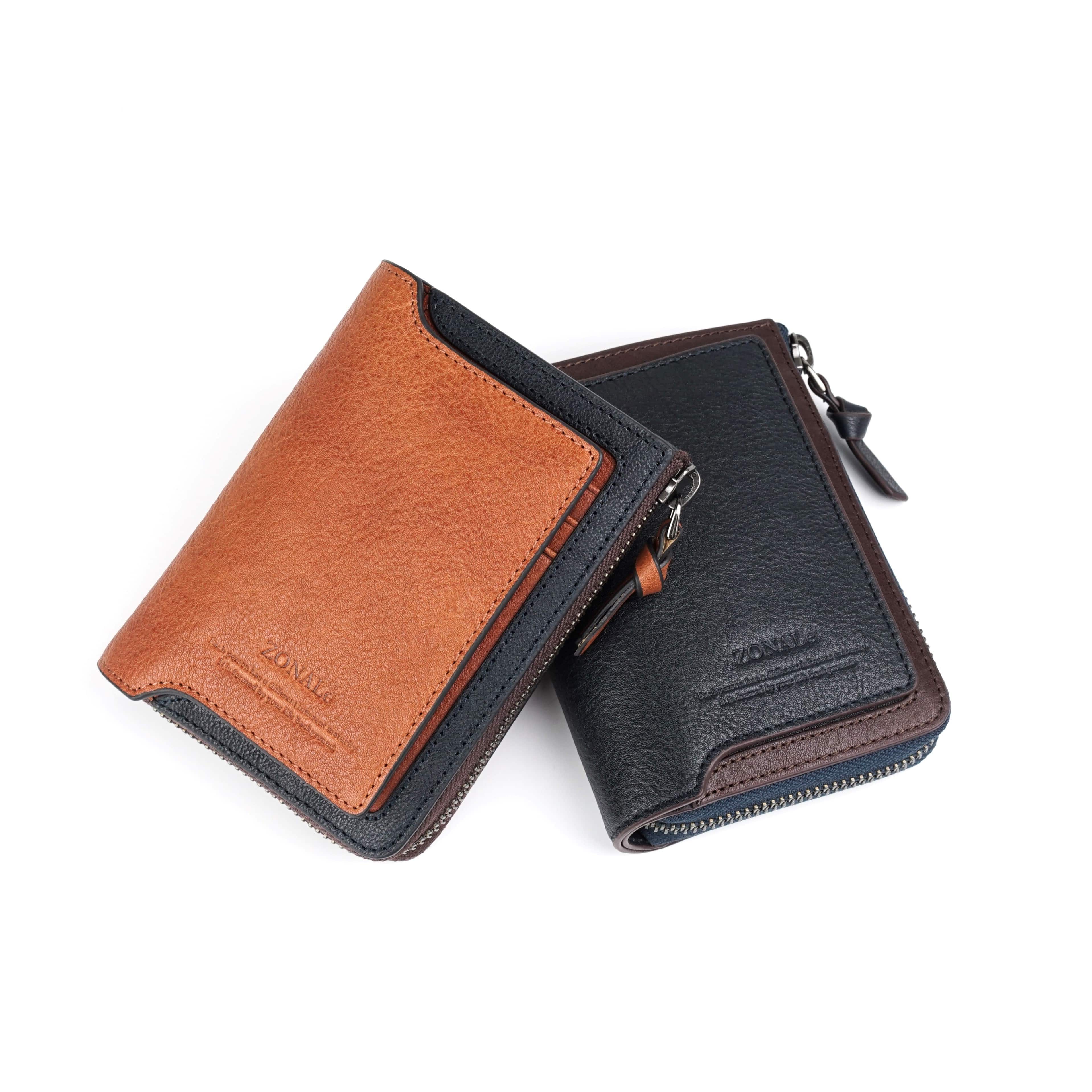 [SECRET SALE] 【ZONALE ORLO LF縦型財布】ネイビー31222