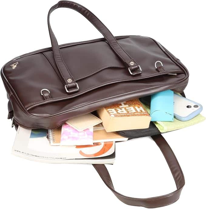 【KANGOL スクバ スクールバッグ 】合皮 通学バッグ BR BE A4 高校生 男女兼用