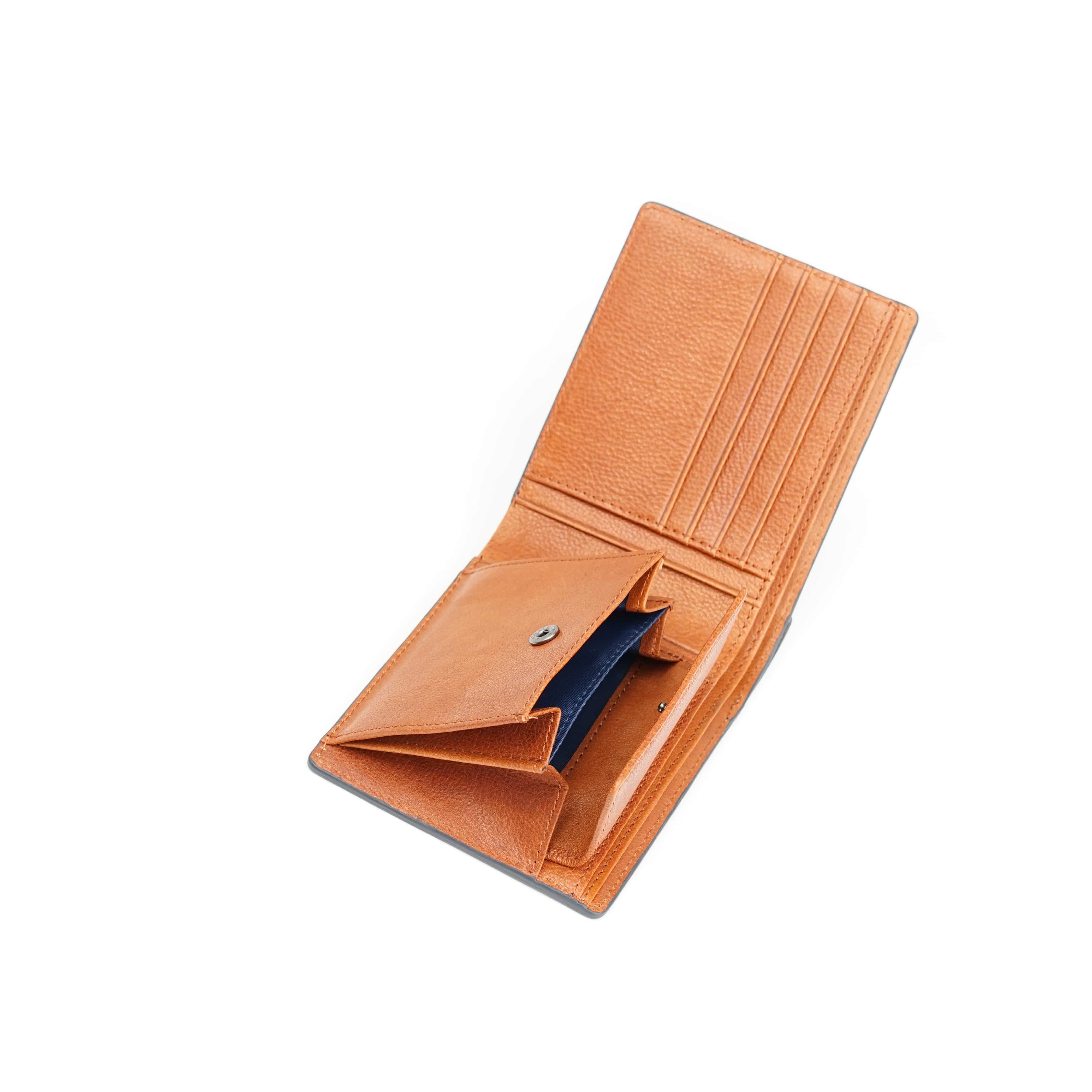 【ZONALE ORLO 二つ折り財布】 ブラウン31225 BR　ブラウン