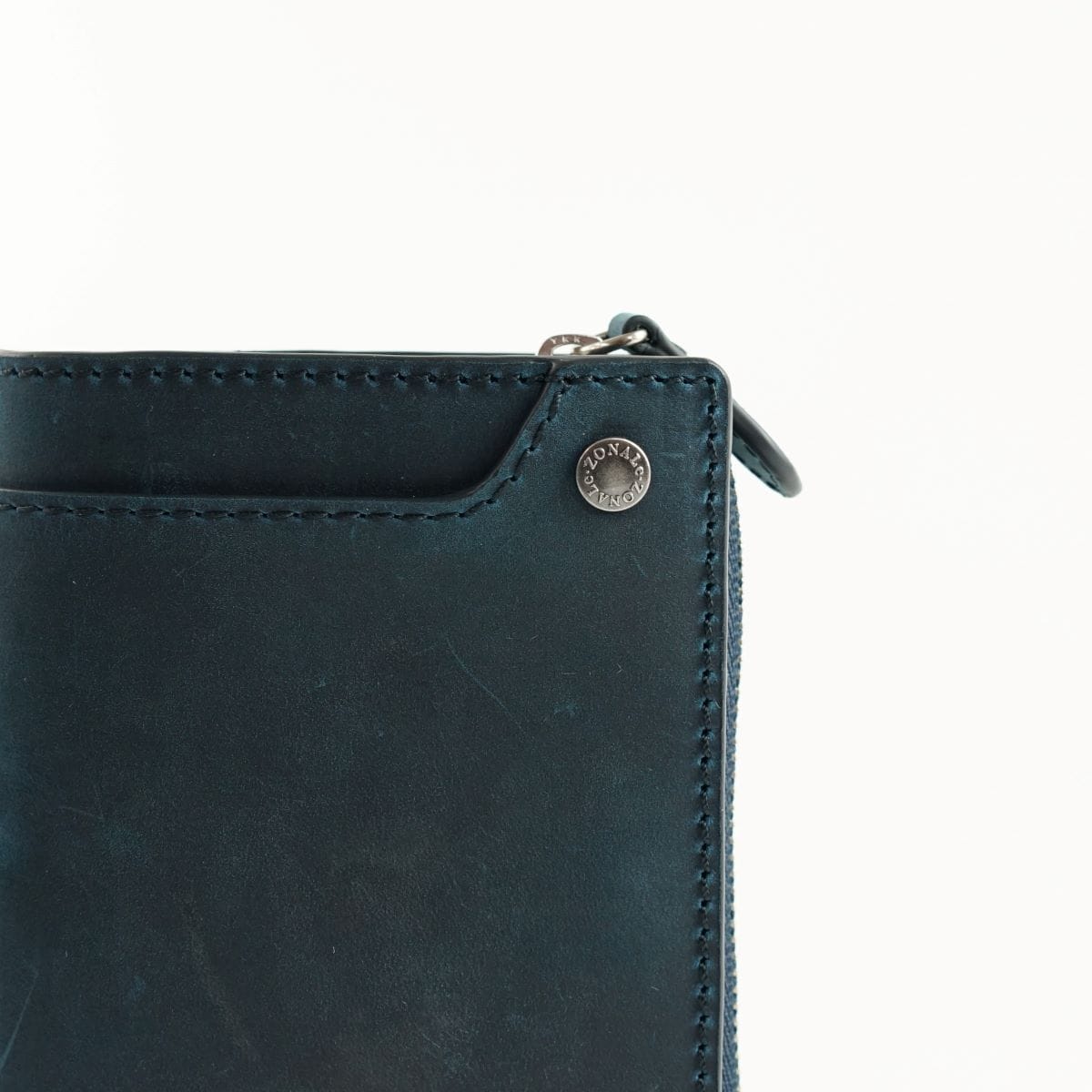 ZONALE VINTAGE 縦型二つ折り 黒色　31142