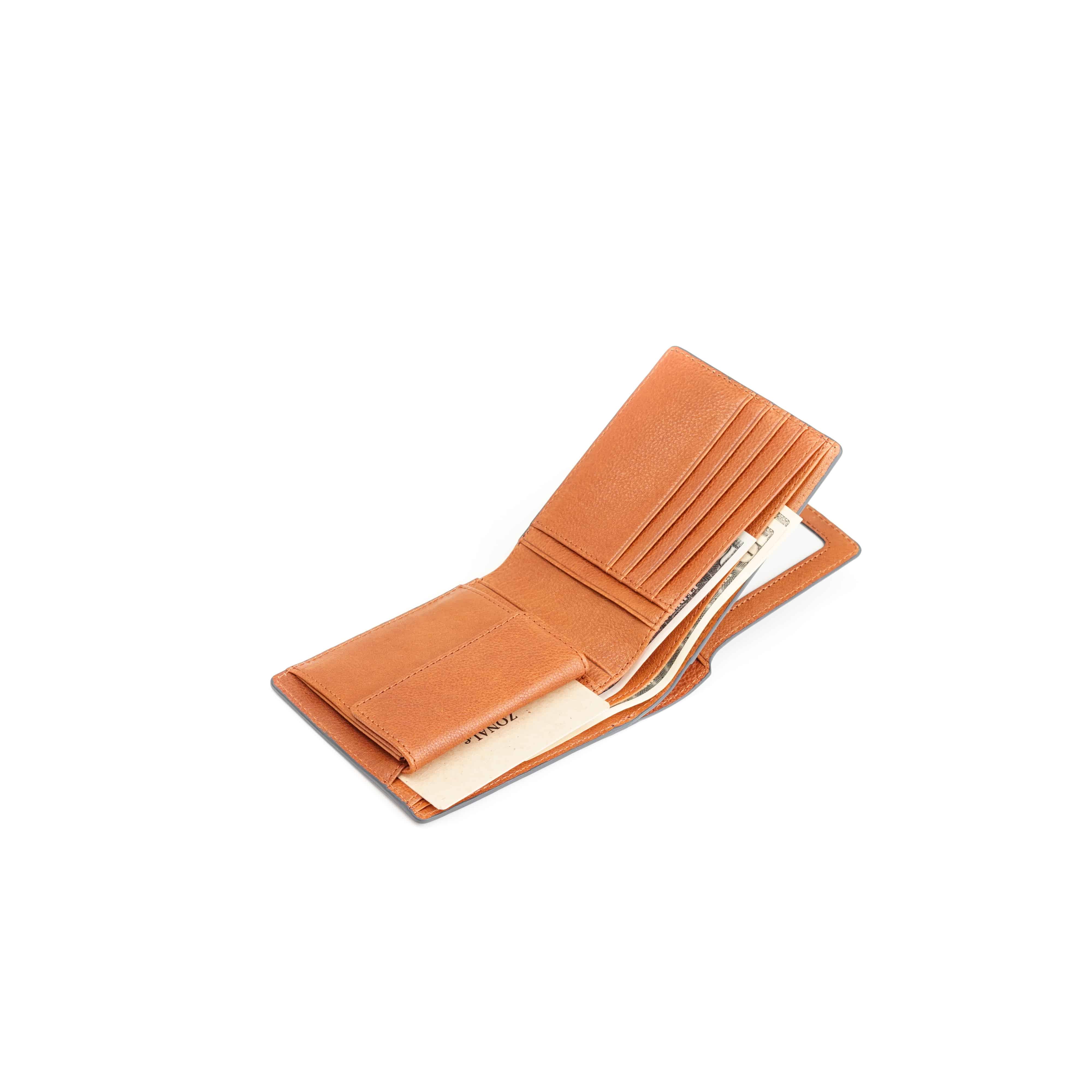 [SECRET SALE]【ZONALE ORLO 二つ折り財布】 ブラウン31225