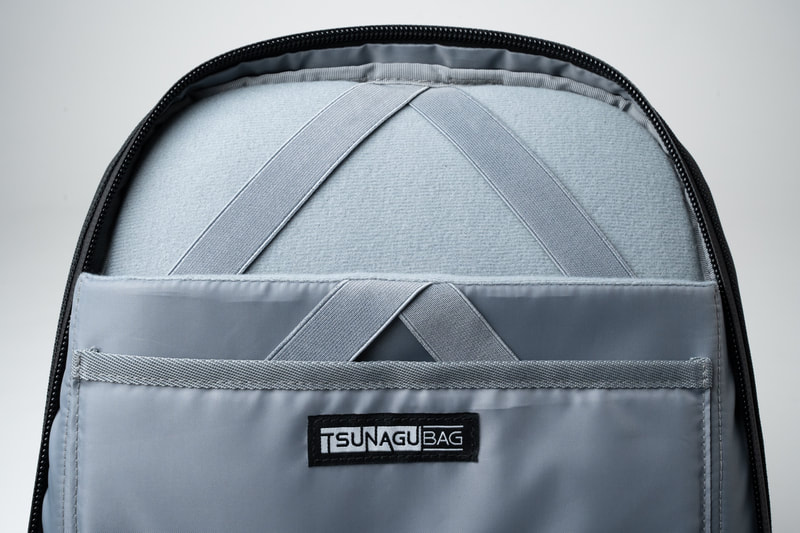 【SIMCLEAR】TUNAGU BAG　２WAYリュック BK