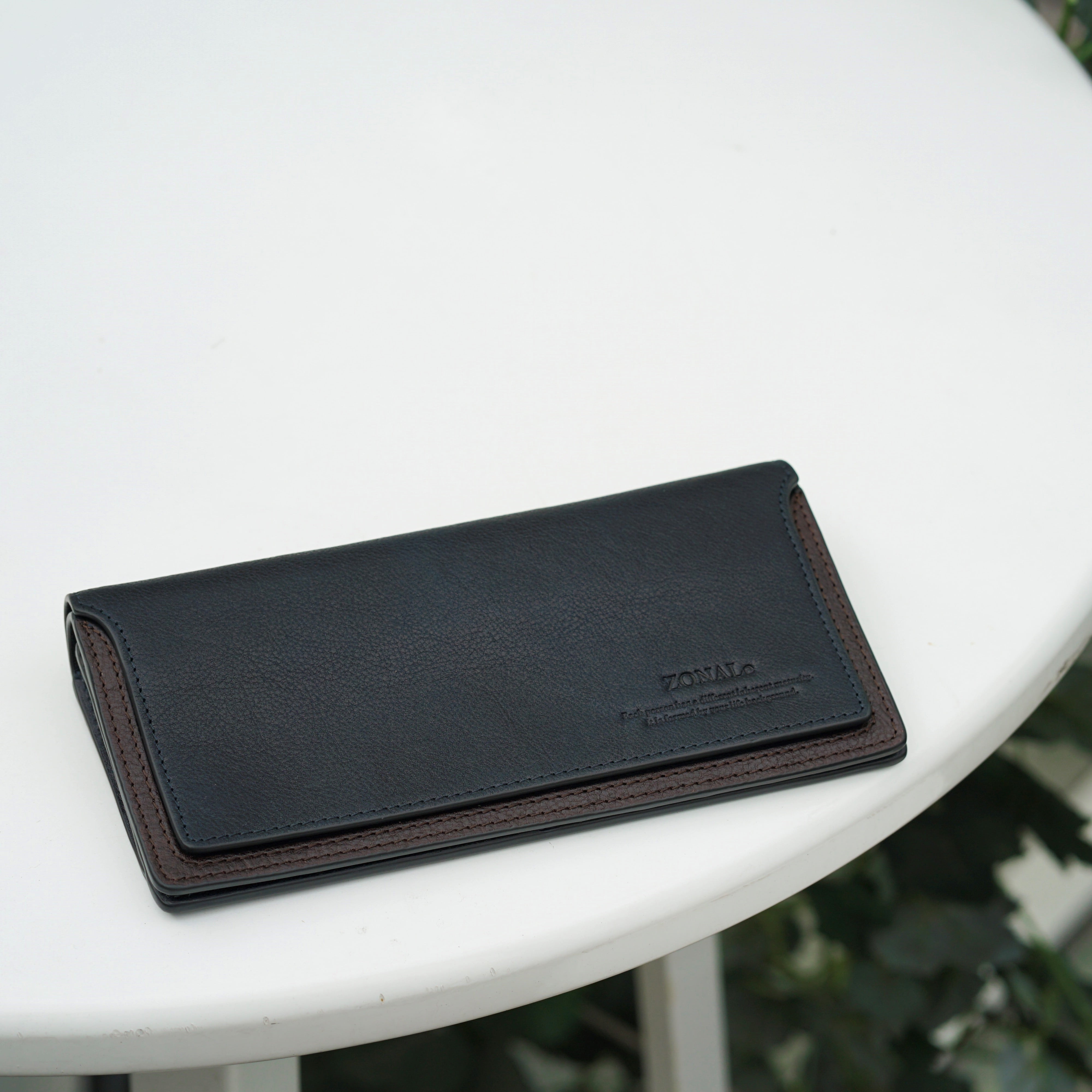 【ZONALE ORLO 長財布】 ネイビー31223