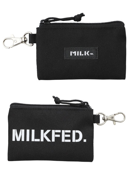 【MILK FED】W ZIP BACKPACK ［定番］BK