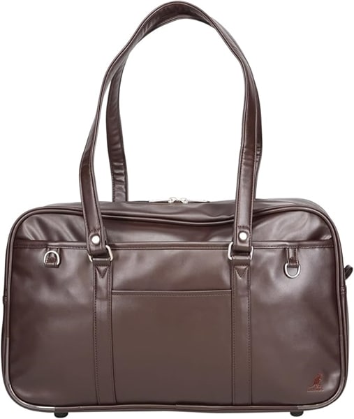 【KANGOL スクバ スクールバッグ 】合皮 通学バッグ BR BR A4 高校生 男女兼用