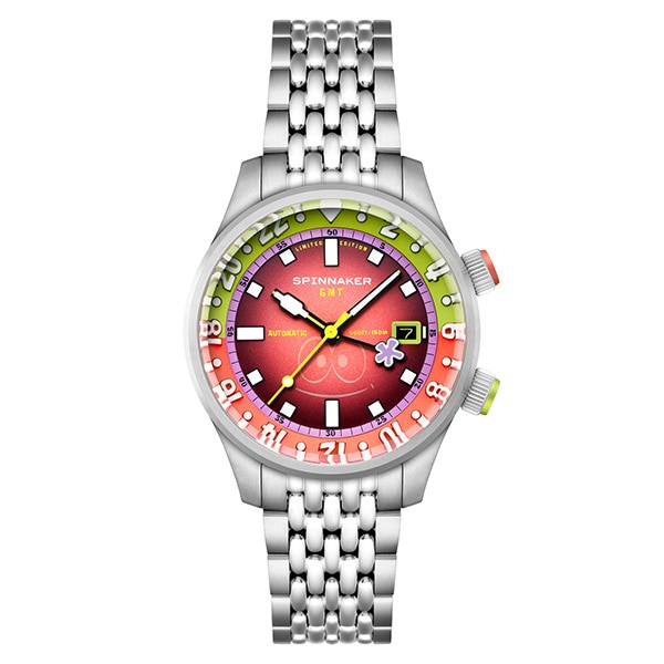《SPINNAKER》スピニカー BRADNER GMT AUTOMATIC Sponge Bob Collaboration ブラッドナー GMT オートマティック スポンジ ボブ コラボレーション パトリック チックタック限定 SP-5162-44 自動巻 メンズ
