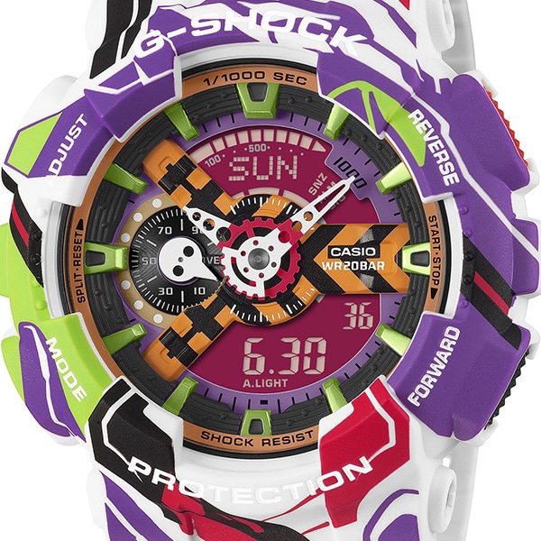 【G-SHOCK】エヴァンゲリオン コラボレーションモデル GA-110EVA30-7AJR アナデジ クォーツ メンズ