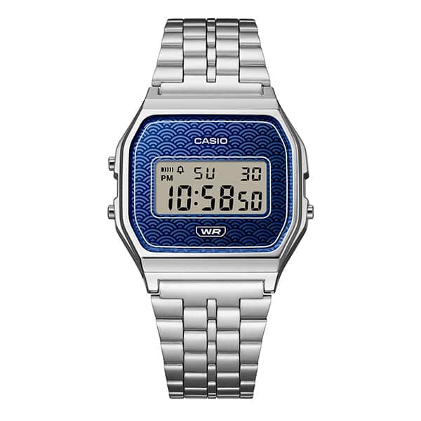 CASIO カシオ コレクション 青海波（せいがいは） 濃藍 A159WEVJ-2JR デジタル クォーツ ユニセックス
