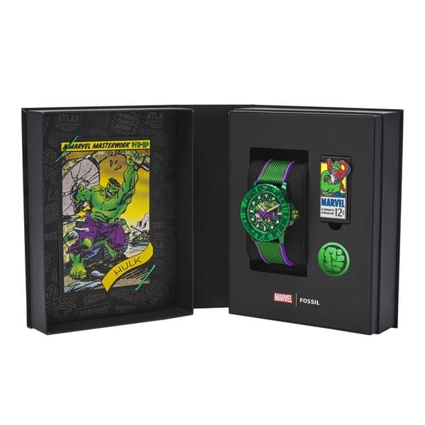 Fossil フォッシル Marvel Hulk マーベル ハルク コラボレーションモデル LE1246SET 自動巻 メンズ