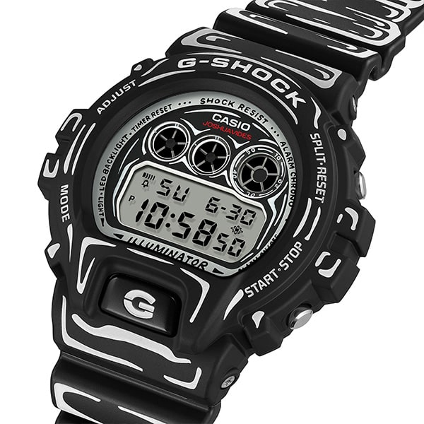 G-SHOCK Joshua Vides ジョシュア・ヴィーダス コラボレーションモデル DW-6900JV-1JR クォーツ メンズ　ブラック