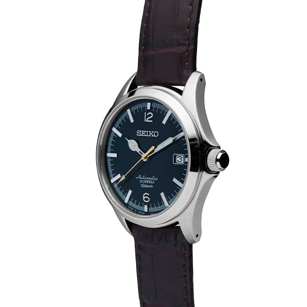 【SEIKO×TiCTAC】　記念コラボレーション SZSB021　ブリティッシュグリーン/レザーベルト