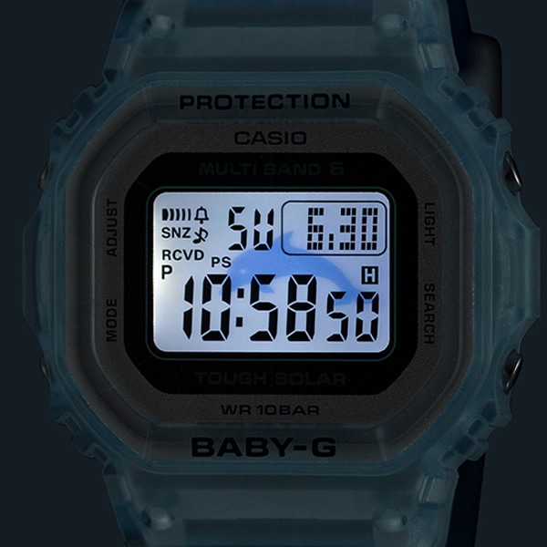 【BABY-G】 Love The Sea And The Earth 「ICERC Japan」コラボレーションモデル 2026 BGD-5650K-2JR イルカ 電波ソーラー レディース