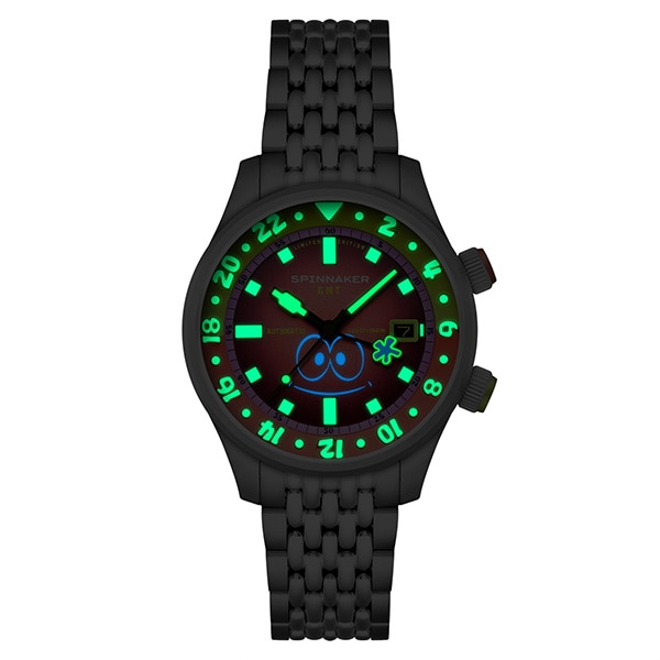 《SPINNAKER》スピニカー BRADNER GMT AUTOMATIC Sponge Bob Collaboration ブラッドナー GMT オートマティック スポンジ ボブ コラボレーション パトリック チックタック限定 SP-5162-44 自動巻 メンズ