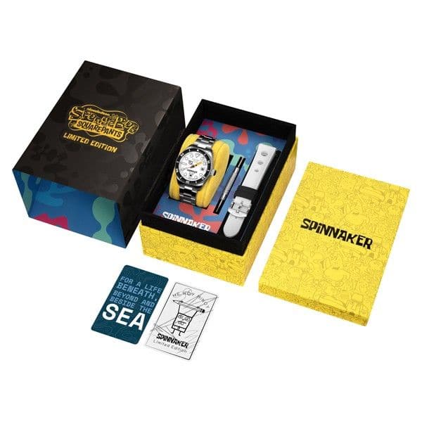 【SPINNAKER】 スピニカー SpongeBob DOODLEBOB Capsule Collection スポンジボブ ドゥードゥルボブ カプセルコレクション SP-5176-11 自動巻 メンズ
