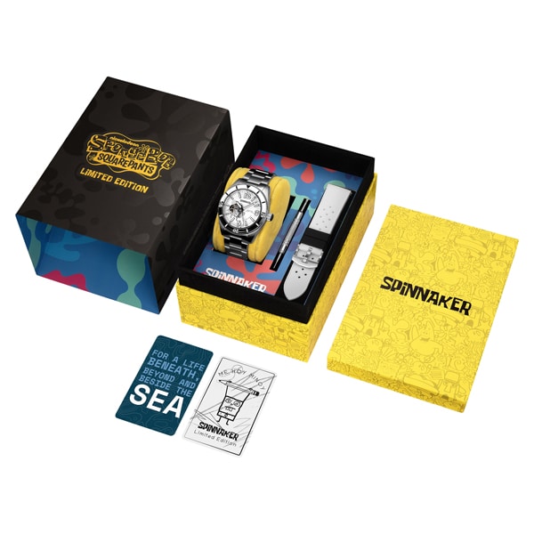 【SPINNAKER】 スピニカー SpongeBob DOODLEBOB Capsule Collection スポンジボブ ドゥードゥルボブ カプセルコレクション SP-5175-11 自動巻 メンズ