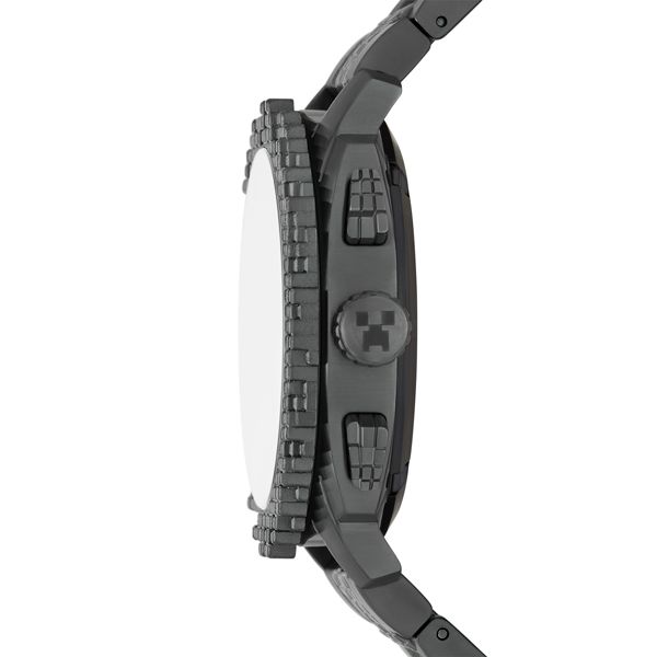 【Fossil】 フォッシル LE1251 Minecraft マインクラフト クォーツ メンズ　オレンジ